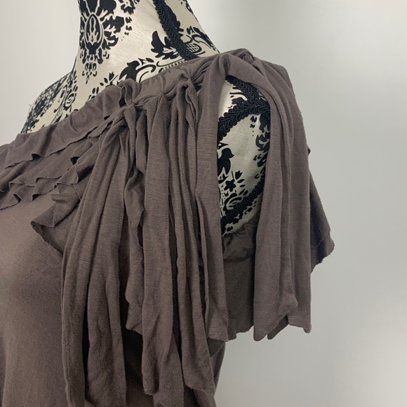 Morgan de Toi One Shoulder Ruffle Top - Picture 5 of 9